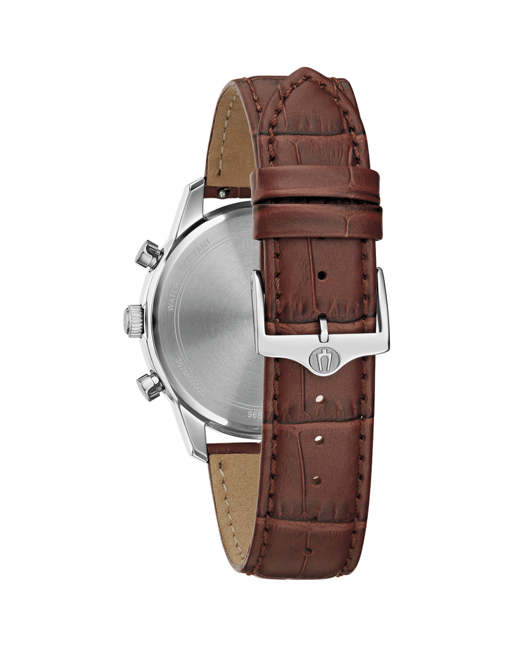 Bulova gents Chronograph Blue Dial Brown Leather Strap Date - 96B402 bulova Bulova gents Chronograph Blue Dial Brown Leather Strap Date - 96B402 bulova