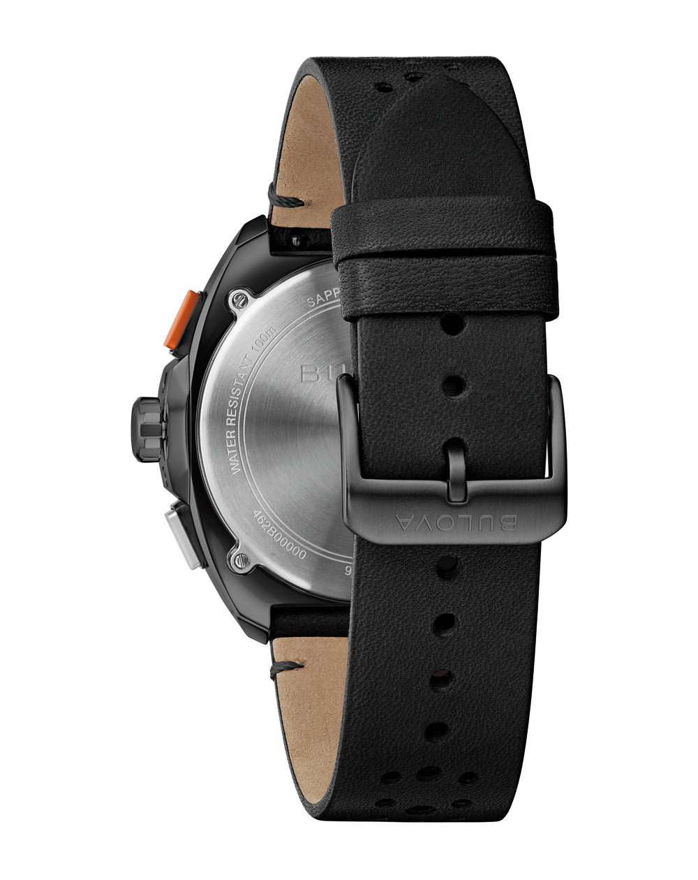 Bulova Racer Gents Quartz Black Dial Black Leather Strap 100M WR Watch - 98B428 G-SHOCK Bulova Racer Gents Quartz Black Dial Black Leather Strap 100M WR Watch - 98B428 G-SHOCK